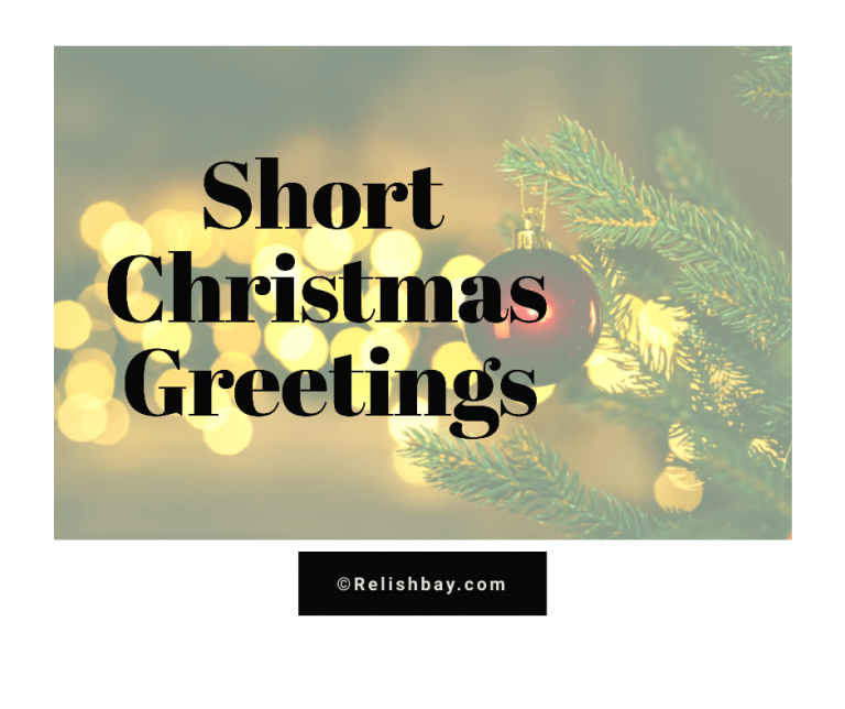 Short Christmas Greetings