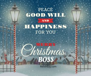 Christmas Wishes for Boss Image