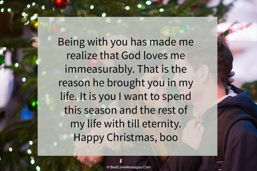 Christmas Love Messages for Boyfriend