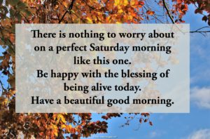 Saturday Morning Blessings Image