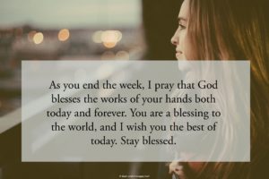 Friday Blessings Quotes Image