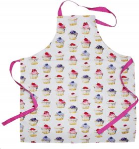 Apron with Cupcake Print