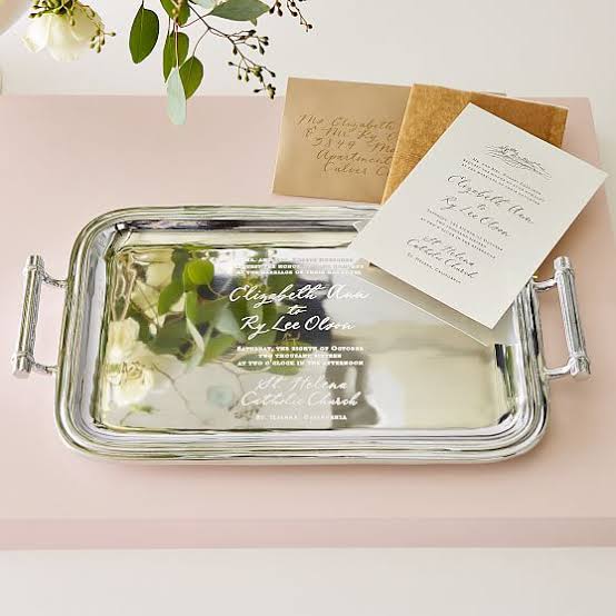 Custom Invitation Tray