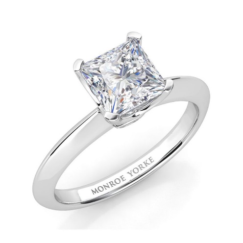 Princess cut ring