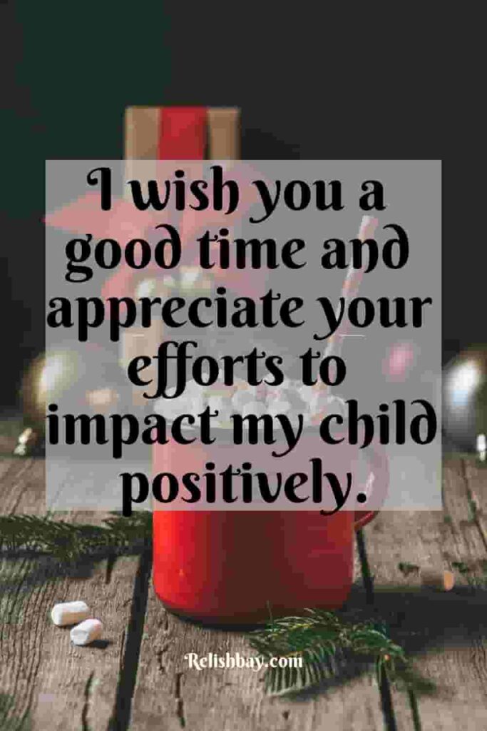 How do you wish a Merry Christmas to a teacher?